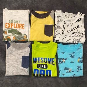 6 GARâNiMAIS® shirts for Toddler Boy